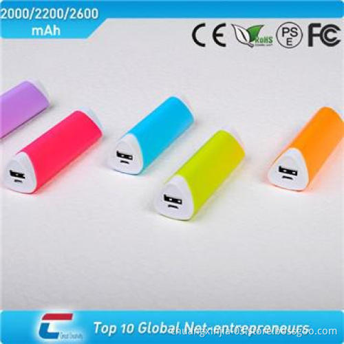 Small size mobile phone power bank with CE certificate 2200mah
